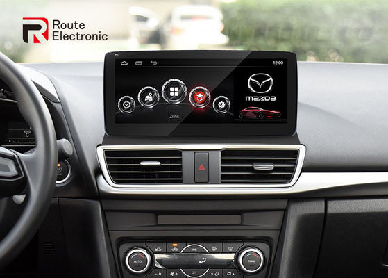 หัวหน้าหน่วย Android 4G DSP Mazda 3 พร้อมหน้าจอสัมผัสแบบ Capacitive