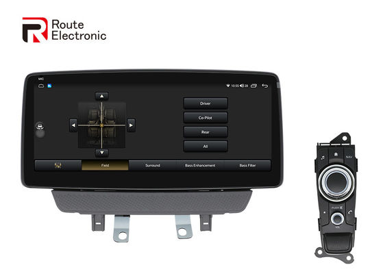 เครื่องเล่น Android Car Player ขนาด 10.25 นิ้ว, หัวหน้าหน่วยอัตโนมัติ Android ไร้สายพร้อมจอยสติ๊ก 4G DSP