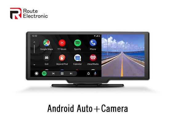 กล้องติดรถยนต์ Dual Dash Cam DVR หน้าจอ 10.26 นิ้วพร้อม คาร์เพลย์ ไร้สาย