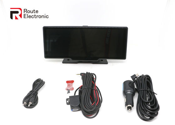 กล้องติดรถยนต์ Dual Dash Cam DVR หน้าจอ 10.26 นิ้วพร้อม คาร์เพลย์ ไร้สาย