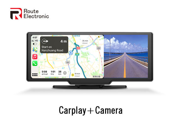 กล้องติดรถยนต์ Dual Dash Cam DVR หน้าจอ 10.26 นิ้วพร้อม คาร์เพลย์ ไร้สาย