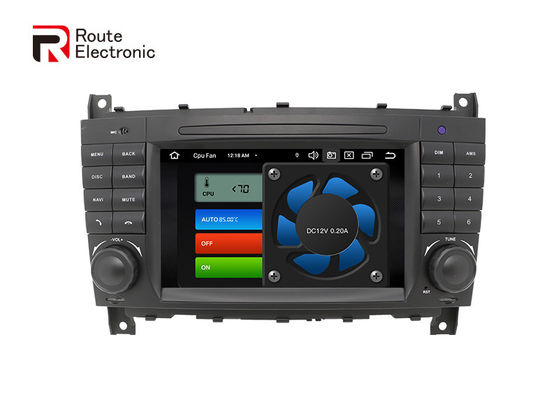 วิทยุติดรถยนต์ OEM สำหรับ Mercedes Benz W203 เครื่องเล่นมัลติมีเดียในรถยนต์ Deckless