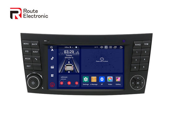 วิทยุติดรถยนต์ 4G DSP RGB OEM, เครื่องเสียงรถยนต์ Deckless สำหรับ Mercedes Benz W211