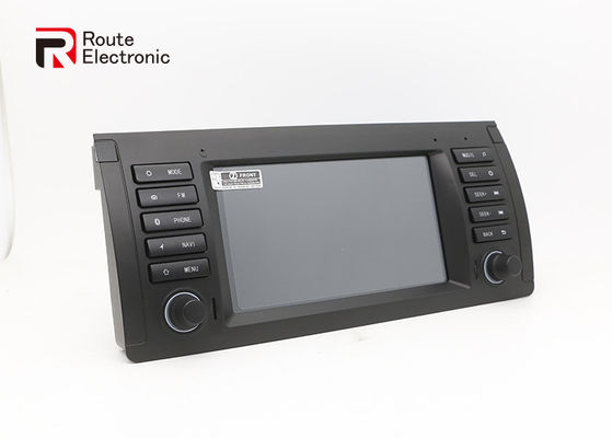 เครื่องเล่นมัลติมีเดียรถยนต์ Android Double Din 7 นิ้วหลายภาษา Fit BMW E39