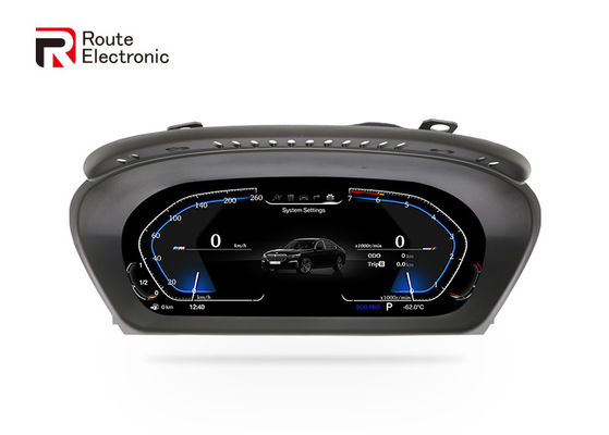 BMW X5 E70 คลัสเตอร์เครื่องดนตรีดิจิตอลในรถยนต์หลายภาษาพร้อมหน้าจอ IPS 1920 × 720