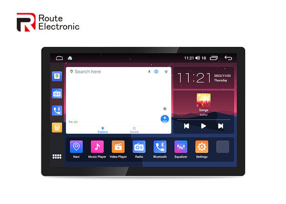 บลูทูธ 4G DSP เครื่องเสียงติดรถยนต์สากล 12.95 นิ้วมัลติฟังก์ชั่น