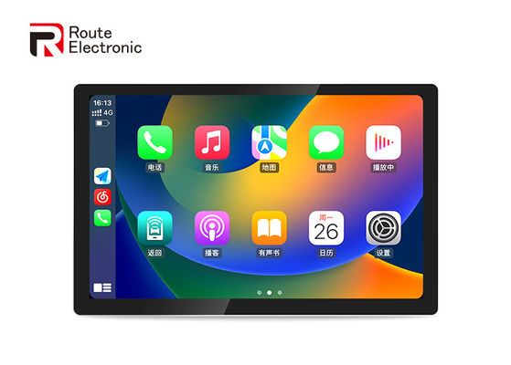 เครื่องเล่นมัลติมีเดีย Android สากลสำหรับรถยนต์ 1920 × 1200 หน้าจอ QLED