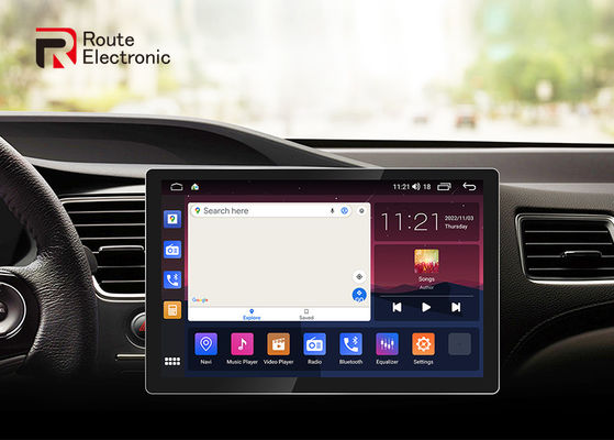 Wifi Bluetooth GPS ระบบ Android เครื่องเล่นมัลติมีเดียในรถยนต์ 2.0 Ghz 8 Core