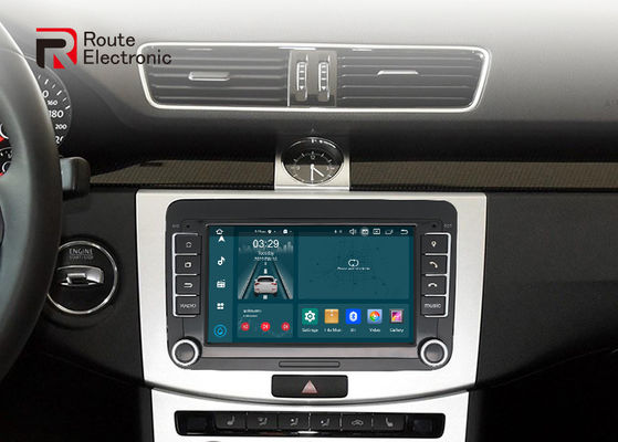 VW สากล เครื่องเสียงติดรถยนต์ Android แปดคอร์ 7 นิ้วพร้อมปุ่มระบายความร้อนของพัดลม