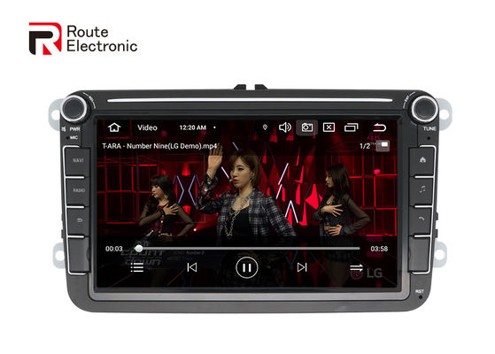 สากล OEM Car Radio 1024 × 600 หน้าจอสัมผัสขนาด 8 นิ้วสำหรับ Volkswagen