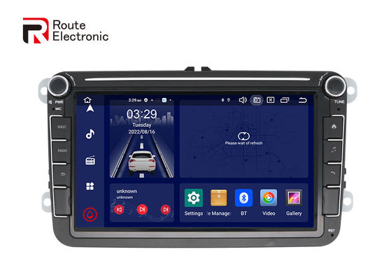 สากล OEM Car Radio 1024 × 600 หน้าจอสัมผัสขนาด 8 นิ้วสำหรับ Volkswagen