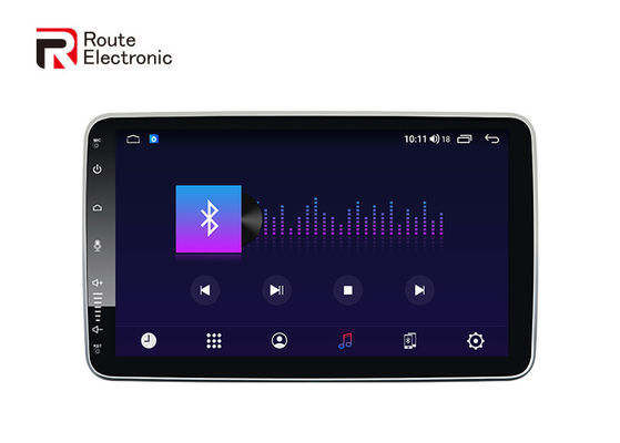 สากล Double Din 10.1 นิ้ววิทยุติดรถยนต์หมุนได้ 360 องศา