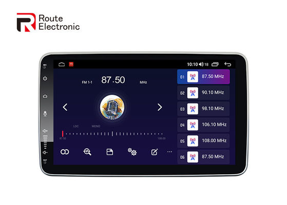 เครื่องเสียงรถยนต์สากลแบบหมุนได้ 10.1 นิ้ว 2 Din ปรับได้พร้อม คาร์เพลย์ ไร้สาย