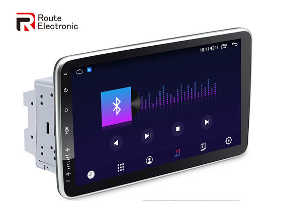 สากล Double Din 10.1 นิ้ววิทยุติดรถยนต์หมุนได้ 360 องศา