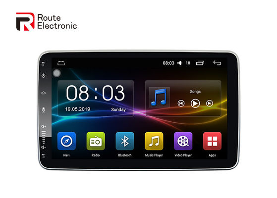 เครื่องเสียงรถยนต์สากลแบบหมุนได้ 10.1 นิ้ว 2 Din ปรับได้พร้อม คาร์เพลย์ ไร้สาย