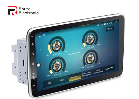 วิทยุติดรถยนต์ Bluetooth 8 Core 2 Din 10.1 นิ้ว QLED 1280 × 720 การควบคุมด้วยเสียง