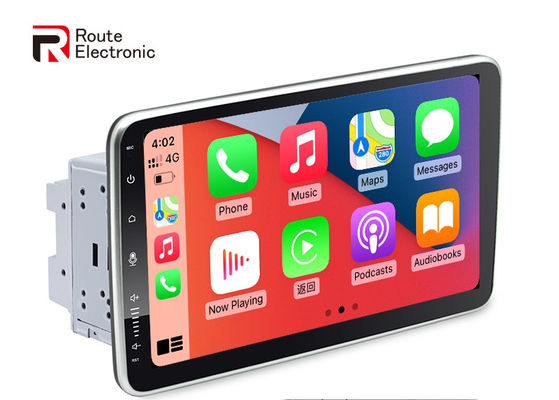 เครื่องเสียงรถยนต์สากลแบบหมุนได้ 10.1 นิ้ว 2 Din ปรับได้พร้อม คาร์เพลย์ ไร้สาย