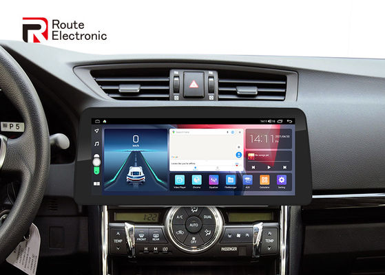 4G WIFI สากล Android Car Stereo พร้อมหน้าจอติดตั้งเต็มรูปแบบ OBD2 DSP คาร์เพลย์