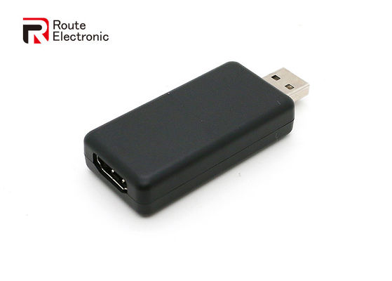 อะแดปเตอร์วิดีโอออกรถยนต์ HDMI 1080P วัสดุพลาสติก ABS
