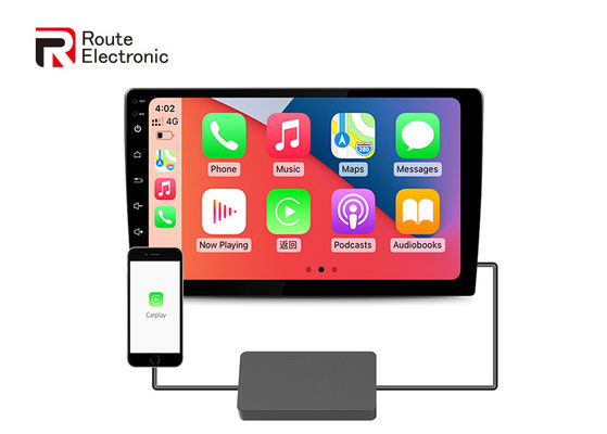 อุปกรณ์เสริมอิเล็กทรอนิกส์สำหรับยานยนต์สีดำ คาร์เพลย์ Dongle ปลั๊กแอนด์เพลย์ รองรับ Mirror Link