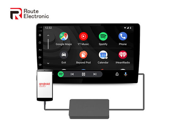อุปกรณ์เสริมอิเล็กทรอนิกส์สำหรับยานยนต์สีดำ คาร์เพลย์ Dongle ปลั๊กแอนด์เพลย์ รองรับ Mirror Link