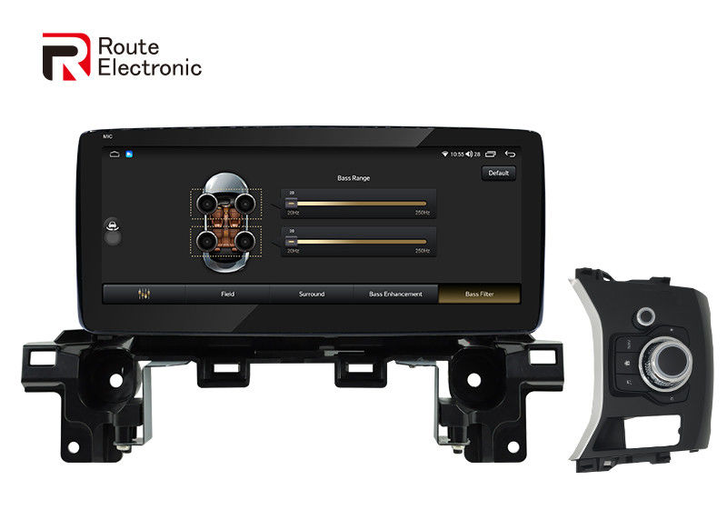 จอยสติ๊กดั้งเดิม Android 12 ชุดหูฟังสเตอริโอในรถยนต์ Multi Touch Fit MAZDA CX5