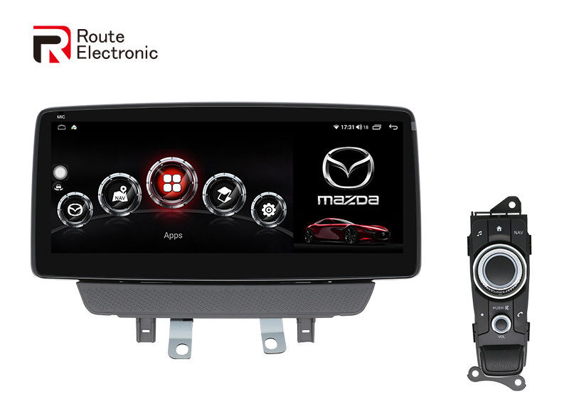 เครื่องเล่น Android Car Player ขนาด 10.25 นิ้ว, หัวหน้าหน่วยอัตโนมัติ Android ไร้สายพร้อมจอยสติ๊ก 4G DSP