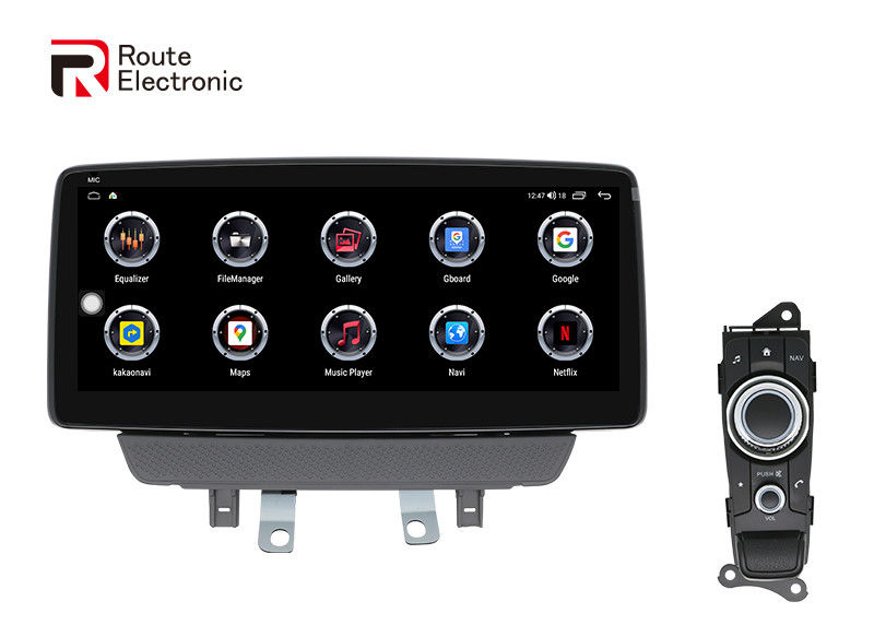 Multi Touch Android วิทยุติดรถยนต์สเตอริโอ 4G DSP Bluetooth 5.0 Fit Mazda 2