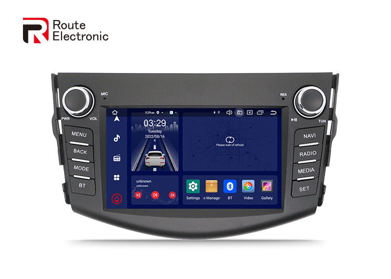 โตโยต้า RAV4 เครื่องวิทยุรถยนต์ OEM พร้อม 4G DSP เครื่องถ่ายภาพ Carplay 360