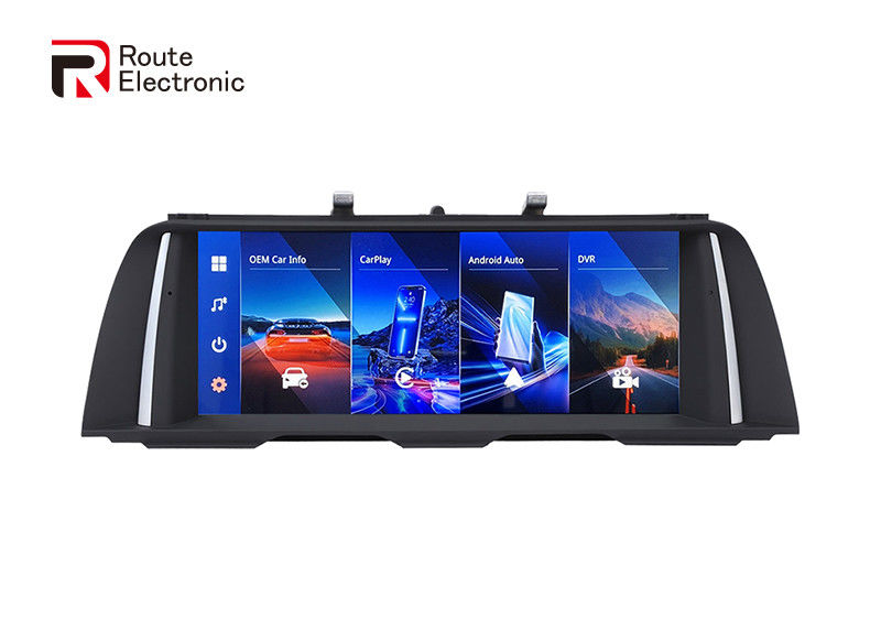 เครื่องเล่นมัลติมีเดียรถยนต์ สําหรับ BMW F10 F11 CIC รองรับระบบ NBT ระบบสองระบบ Carplay แบบไร้สาย