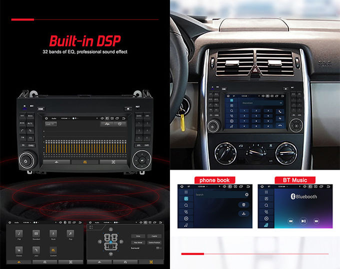 Android 12 OEM Car Radio , Deckless Car Stereo For Mercedes Benz B200 W209​